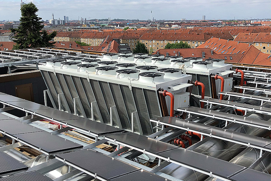Solceller Bispebjerg Hospital - Solar Polaris - Betalt af solen