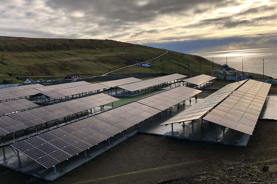 Solceller Sumba Færøerne - SOlar Polaris - Betalt af solen